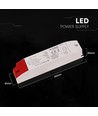 36W / 12V DC strömförsörjning för LED-strips - 3A, IP44 våtrum