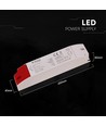 60W / 12V DC strömförsörjning för LED-strips - 5A, IP44 våtrum