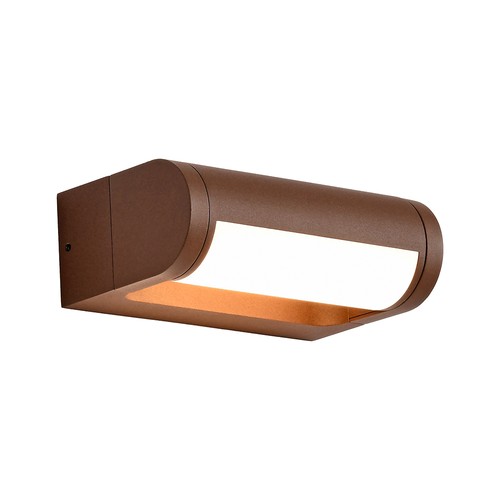 V-Tac 10W LED justerbar vägglampa - IP65, Corten färg, Cree chip, 3000K, 6 års garanti