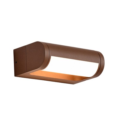 V-Tac 10W LED justerbar vägglampa - IP65, Corten färg, Cree chip, 3000K, 6 års garanti