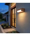 V-Tac 10W LED justerbar vägglampa - IP65, Corten färg, Cree chip, 3000K, 6 års garanti