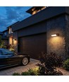 V-Tac 10W LED justerbar vägglampa - IP65, Corten färg, Cree chip, 3000K, 6 års garanti