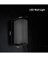 10W LED-vägglampa - 3-i-1 CCT, IP65, svart, upp/ned-ljus