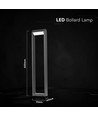 V-Tac 10W LED trädgårdslampa - Svart, 3000K, IP65, 6 års garanti