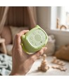 MOCHI groda nattlampa med klocka - Silikon, färgskift + varmvit, touch dimbar, IP20 inomhus