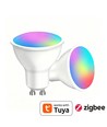 V-Tac 5W Smart Home LED lampa - Tuya/Smart Life, fungerar med Google Home, Alexa och smartphones, GU10 Spot