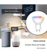 V-Tac 5W Smart Home LED lampa - Tuya/Smart Life, fungerar med Google Home, Alexa och smartphones, GU10 Spot