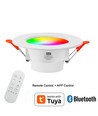 6-pack RGB+CCT Smart Home downlight - 5W LED, Bluetooth, fjärrkontroll, funkar med Google Home och Alexa
