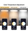 4-pack RGB+CCT Smart Home downlight - 5W LED, Bluetooth, Google Home & Alexa