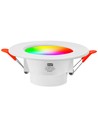 4 st. RGB+CCT Smart Home downlight - 5W LED, Bluetooth, fjärrkontroll