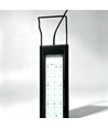 60-80 cm akvarie armatur - 18W LED, hvid/blå/rød/grønn/lilla, justerbar længde, IP66