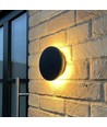 DOME vägglampa 12W - CCT, IP65, svart