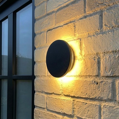 DOME vägglampa 18W - CCT, IP65, svart