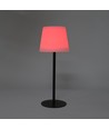 Laddningsbar RGBW LED-bordslampa med solcell - Vit, fjärrkontroll