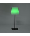 Laddningsbar RGBW LED-bordslampa med solcell - Vit, fjärrkontroll