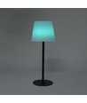 Laddningsbar RGBW LED-bordslampa med solcell - Vit, fjärrkontroll