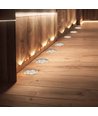 LEDlife markspotlight - 9W, rund, rostfritt stål, 24V AC/DC