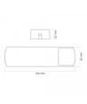 LEDlife nödstrmsmodul för LED belysning, 3-50W - 162x45x22 mm, backup batteri för nödbelysning