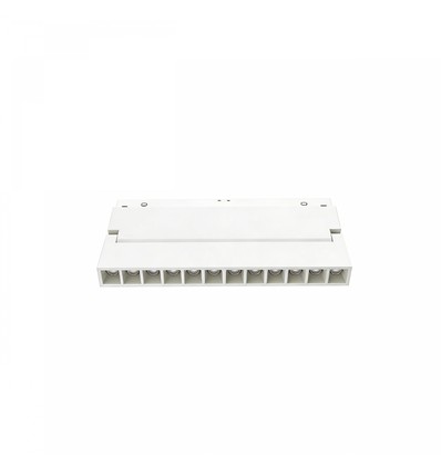 12W System Shift Grid S justerbar linjär skenspotlight - CCT switch, vit, 22,5 cm, 48V