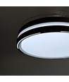 Taklampa med dold fläkt - RA90, CCT, 60W, svart