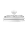 Taklampa med dold fläkt - RA90, CCT, 60W, vit