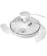 Taklampa m. dold fläkt - RA90, CCT, 60W, vit