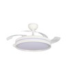 Taklampa med dold fläkt - RA90, CCT, 60W, vit