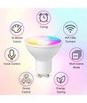 V-Tac 5W Smart Home LED lampa - Tuya/Smart Life, fungerar med Google Home, Alexa och smartphones, GU10 Spot