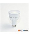 4x GU10 5W Smart Home LED-lampa - Bluetooth, 6,6 cm, fungerar med Google Home, Alexa och smartphone