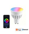 4x GU10 5W Smart Home LED-lampa - Bluetooth, 6,6 cm, fungerar med Google Home, Alexa och smartphone
