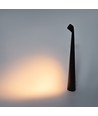 Laddningsbar LED bordslampa inne/ute - Svart, 40cm hög, 3-stegs dimbar, IP44 utomhus