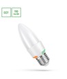 E27 6W LED kronljus - C37, CCT, 3-i-1 ljusfärg, inkl. ljuskälla