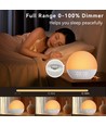 Wake-up Light väckarklocka, soluppgångseffekt - Bluetooth 5.3 högtalare, sömnljud, dimbar