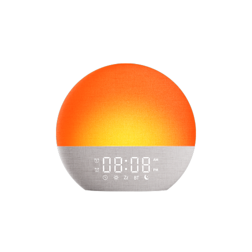 Wake-up Light väckarklocka, soluppgångseffekt - Bluetooth 5.3 högtalare, sömnljud, dimbar