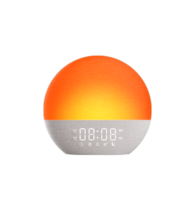 Wake-up Light väckarklocka, soluppgångseffekt - Bluetooth 5.3 högtalare, sömnljud, dimbar