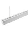 120cm 38/32/24W ljusskena - CCT, Vit, taklampa för kontor, inkl. vajerupphäng
