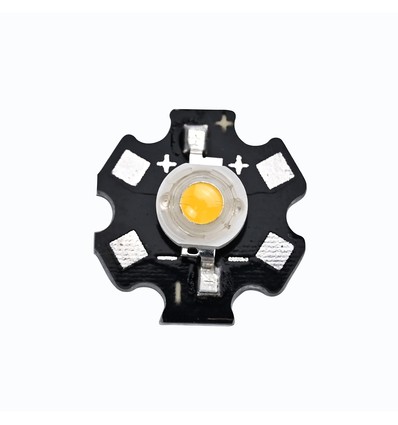 3W High Power LED 250lm - 3000K, 3V-3.6V
