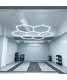 240W RA95 Hexagon LED 7 sektioner komplett set - Inkl. strömanslutning