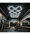 320W RA92 Hexagon LED 14 fält komplett set - Inkl. strömanslutning