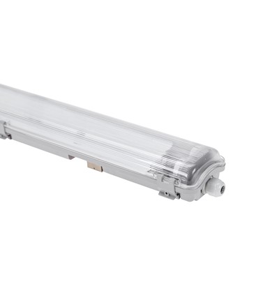 Limea T8 LED-armatur - Till 2x 120cm LED rör, IP65 vattentät, länkbar, utan rör
