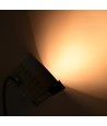 10W Ø8,5cm infälld spotlight dimbar RA99 - IP54, hål: Ø7,5 cm, mått: Ø8,5 cm, vit kant