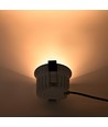 10W Ø8,5cm infälld spotlight dimbar RA99 - IP54, hål: Ø7,5 cm, mått: Ø8,5 cm, vit kant