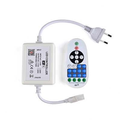 230V WiFi Smart Home dimmer - Inkl. ändpropp, för 230V (Slim COB), minnesfunktion, max 50 m