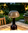 Laddningsbar LED flasklampa - Kaffefärgad, CCT, touch dimbar, IP54 utomhus