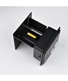 3W CUBIC PRO vägglampa - IP65, svart, vidarekoppling, justerbar, fyrkantig, utomhus, inkl. ljuskälla