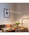 126cm dimbar matbordslampa - Svart, 18W LED, inkl. vajerupphäng
