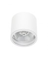 Taklampa för AR111 GU10 - Vit, IP65 utomhus, Ø12cm, 11,5cm hög, aluminium, utan ljuskälla