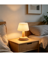 Laddningsbar LED-bordslampa - Tyg, touch-dimbar, CCT, IP20