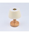 Laddningsbar LED-bordslampa - Tyg, touch-dimbar, CCT, IP20