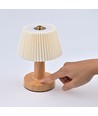 Laddningsbar LED-bordslampa - Tyg, touch-dimbar, CCT, IP20